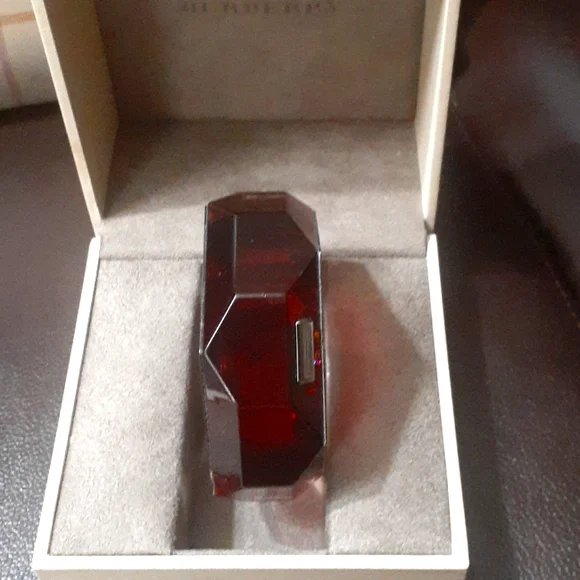 BURBERRY ACRYLIC CUFF BANGLE BRACELET AUTHENTIC